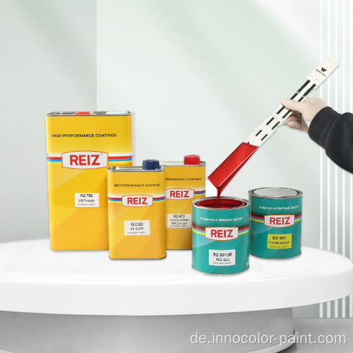 Gute Abdeckung 2K Topcoat Automotive Paint für Repinish